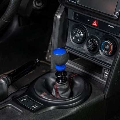 Billetworkz “Fusion” Weighted Shift Knob - BRZ / FR - S / 86 2013 - 2021 (6 - Speed) - JDMuscleShift KnobBW-KNB-BRZ1-NO-CBLU-FUACandy BlueAlcantaraNo Shift Pattern