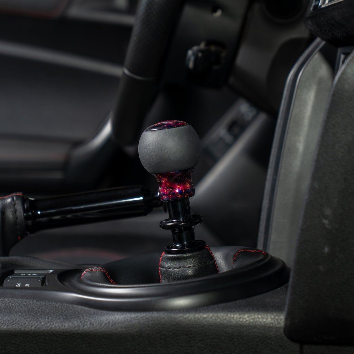 Billetworkz “Fusion” Weighted Shift Knob - BRZ / FR - S / 86 2013 - 2021 (6 - Speed) - JDMuscleShift KnobBW-KNB-BRZ1-NO-PC-FULPurple Cosmic SpaceLeatherNo Shift Pattern