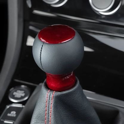 Billetworkz “Fusion” Weighted Shift Knob - BRZ / GR86 2022+ - JDMuscleShift KnobbwzBW-KNB-BRZ-NO-CRED-FULCandy RedLeatherNo Shift Pattern