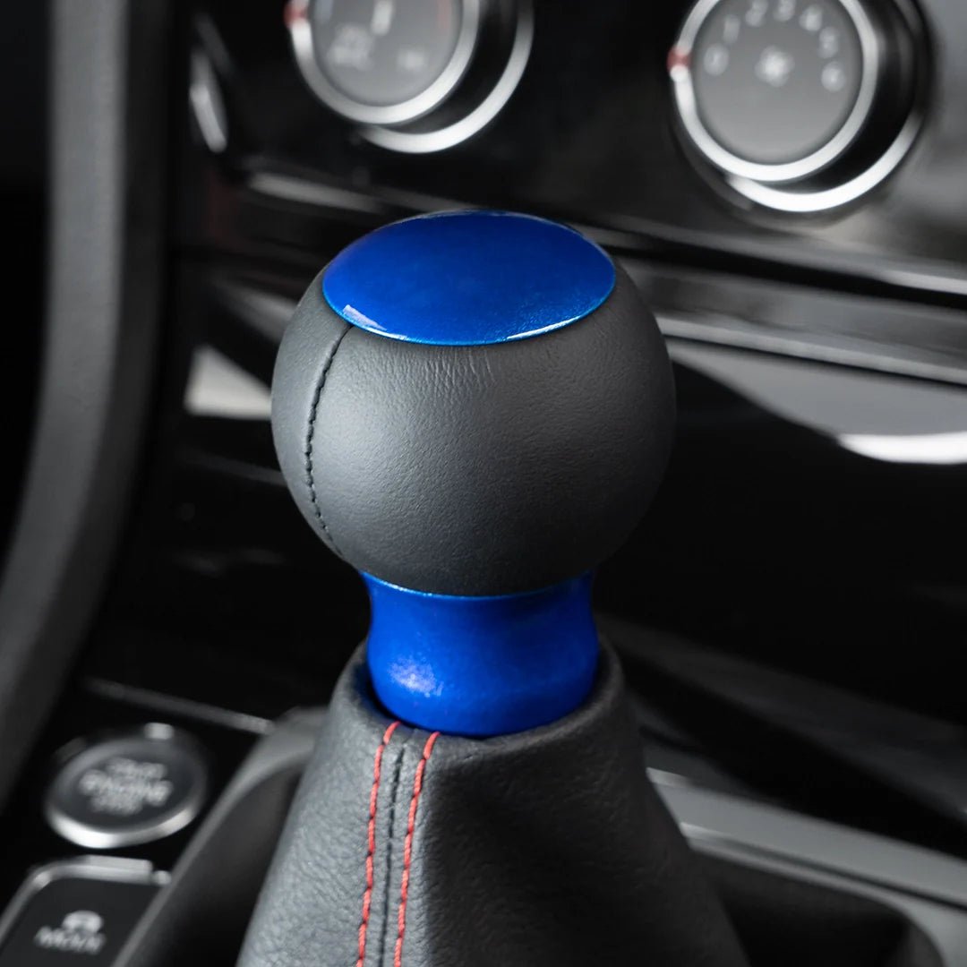 Billetworkz “Fusion” Weighted Shift Knob - BRZ / GR86 2022+ - JDMuscleShift KnobbwzBW-KNB-BRZ-NO-CBLU-FULCandy BlueLeatherNo Shift Pattern
