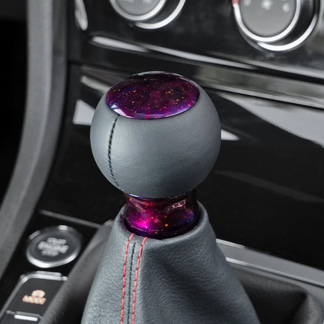 Billetworkz “Fusion” Weighted Shift Knob - BRZ / GR86 2022+ - JDMuscleShift KnobbwzBW-KNB-BRZ-NO-PC-FULPurple Cosmic SpaceLeatherNo Shift Pattern