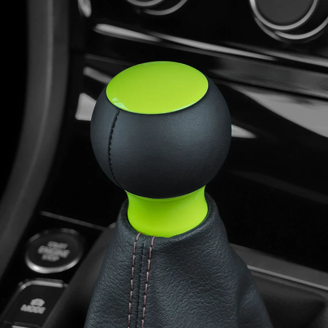 Billetworkz “Fusion” Weighted Shift Knob - Subaru 5 - Speed - JDMuscleShift KnobbwzBW-KNB-SUB5-NO-NYEL-FULNeon YellowLeatherNo Shift Pattern