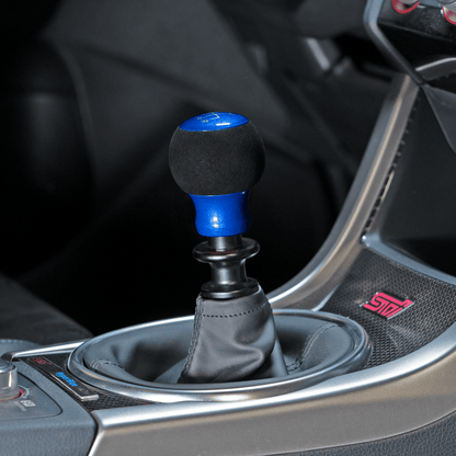 Billetworkz “Fusion” Weighted Shift Knob - Subaru 6 - Speed - JDMuscleShift KnobBW-KNB-SUB6-NO-CBLU-FUACandy BlueAlcantaraNo Shift Pattern