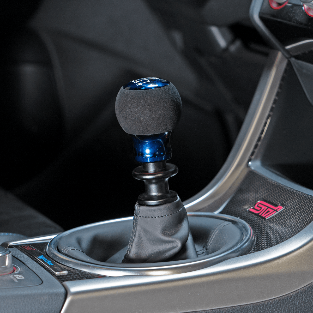 Billetworkz “Fusion” Weighted Shift Knob - Subaru 6 - Speed - JDMuscleShift KnobBW-KNB-SUB6-NO-BC-FUABlue Cosmic SpaceAlcantaraNo Shift Pattern