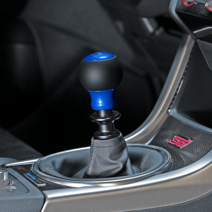 Billetworkz “Fusion” Weighted Shift Knob - Subaru 6 - Speed - JDMuscleShift KnobBW-KNB-SUB6-NO-CBLU-FULCandy BlueLeatherNo Shift Pattern
