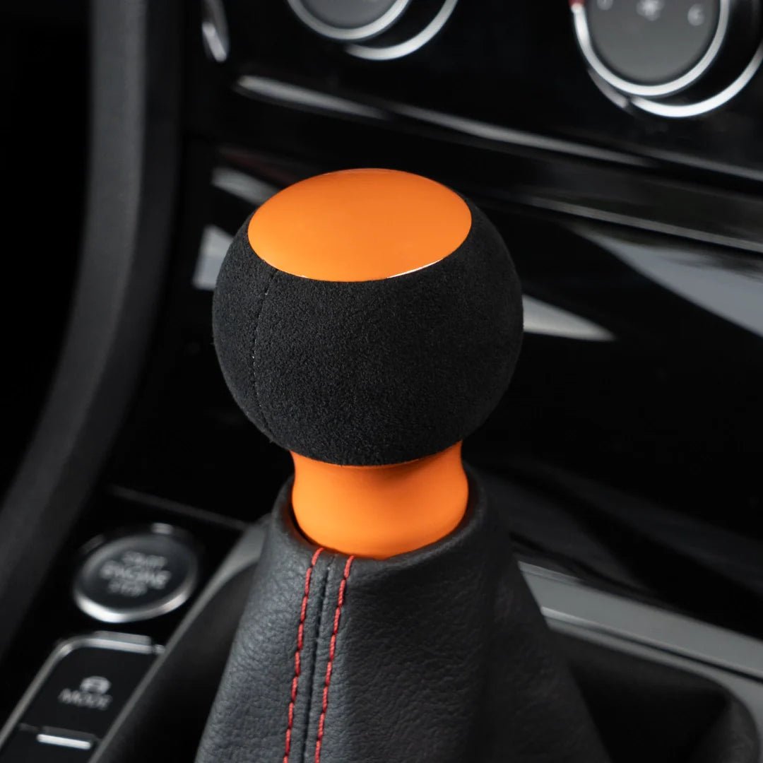Billetworkz “Fusion” Weighted Shift Knob - Subaru 6 - Speed - JDMuscleShift KnobBW-KNB-SUB6-NO-GORA-FUAGloss OrangeAlcantaraNo Shift Pattern