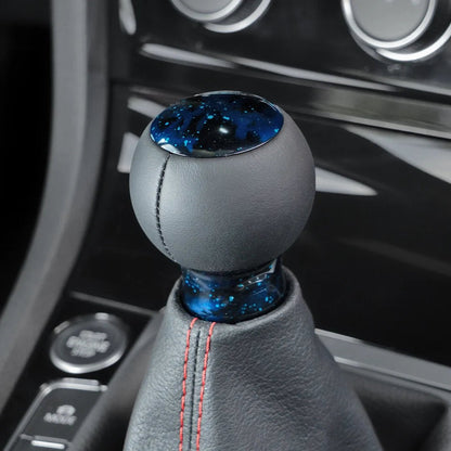 Billetworkz “Fusion” Weighted Shift Knob - Subaru 6 - Speed - JDMuscleShift KnobBW-KNB-SUB6-NO-BC-FULBlue Cosmic SpaceLeatherNo Shift Pattern