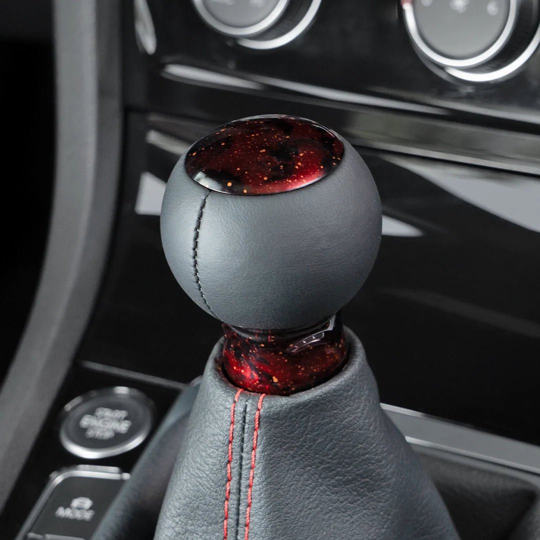Billetworkz “Fusion” Weighted Shift Knob - Subaru 6 - Speed - JDMuscleShift KnobBW-KNB-SUB6-NO-RC-FULRed Cosmic SpaceLeatherNo Shift Pattern