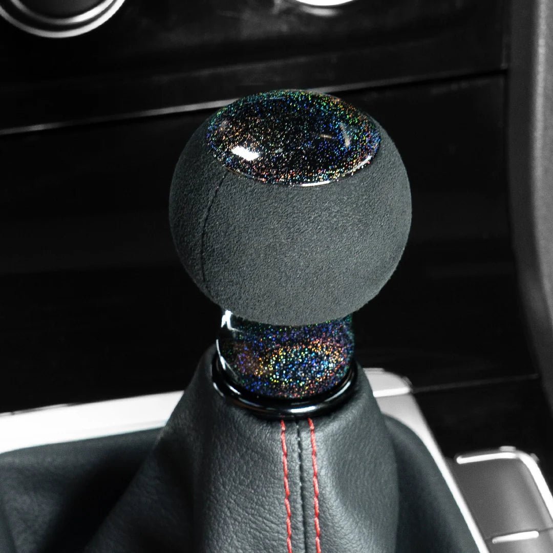 Billetworkz “Fusion” Weighted Shift Knob - Subaru 6 - Speed - JDMuscleShift KnobBW-KNB-SUB6-NO-RBSP-FUARainbow SparkleAlcantaraNo Shift Pattern