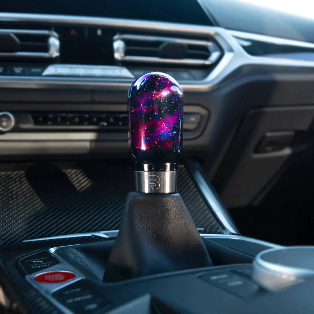 Billetworkz "Hybrid" Shift Knob - Subaru 5 - Speed - JDMuscleShift KnobBW-KNB-SUB5-NO-PCP-HY2Purple Cosmic Space