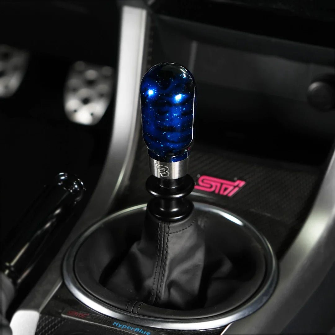 Billetworkz "Hybrid" Shift Knob - Subaru 6 - Speed - JDMuscleShift KnobBW-KNB-SUB6-NO-BCP-HY2Blue Cosmic Space
