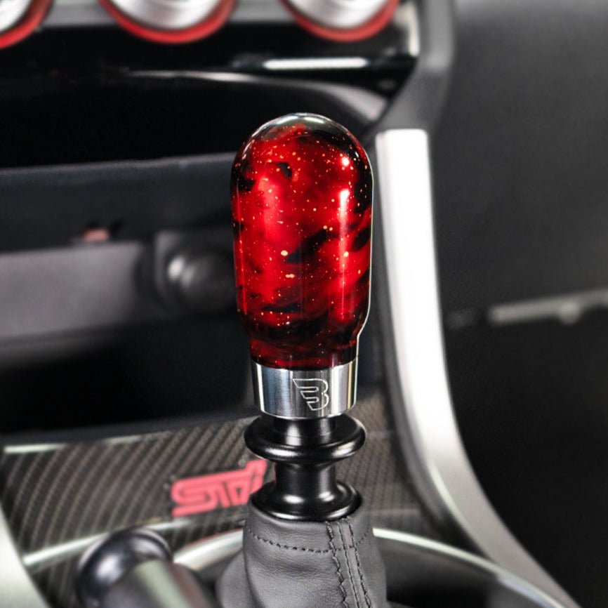 Billetworkz "Hybrid" Shift Knob - Subaru 6 - Speed - JDMuscleShift KnobBW-KNB-SUB6-NO-RCP-HY2Red Cosmic Space