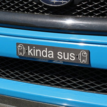 Billetworkz "Kinda Sus" License Plate Delete - JDMusclePlate DeletebwzBW-LPD-KSUS-USUniversal Fitment: Holes 7" Apart (U.S. License Plate Mounting)