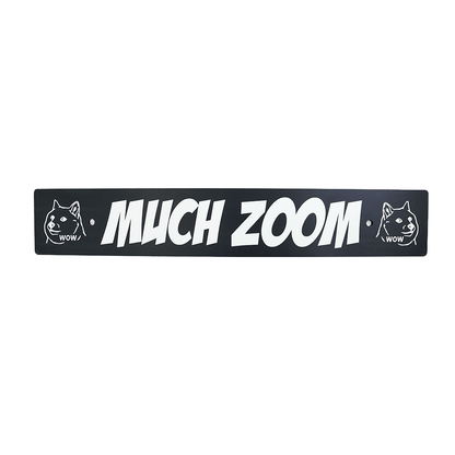 Billetworkz "Much Zoom" License Plate Delete - JDMusclePlate DeletebwzBW-LPD-ZOOM-USUniversal Fitment: Holes 7" Apart (U.S. License Plate Mounting)