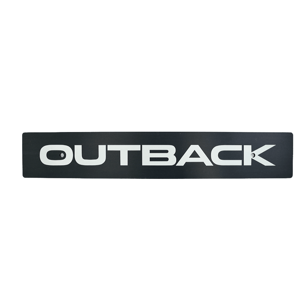 Billetworkz "Outback" License Plate Delete - JDMuscleLicense Plate HolderbwzBW-LPD-OUT-USUniversal Fitment: Holes 7" Apart (U.S. License Plate Mounting)