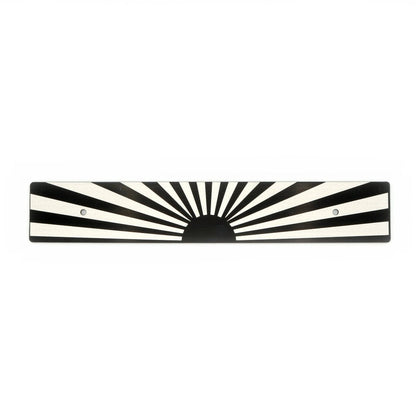 Billetworkz "Rising Sun" License Plate Delete - JDMuscleLicense Plate HolderbwzBW-LPD-RS-USUniversal Fitment: Holes 7" Apart (U.S. License Plate Mounting)