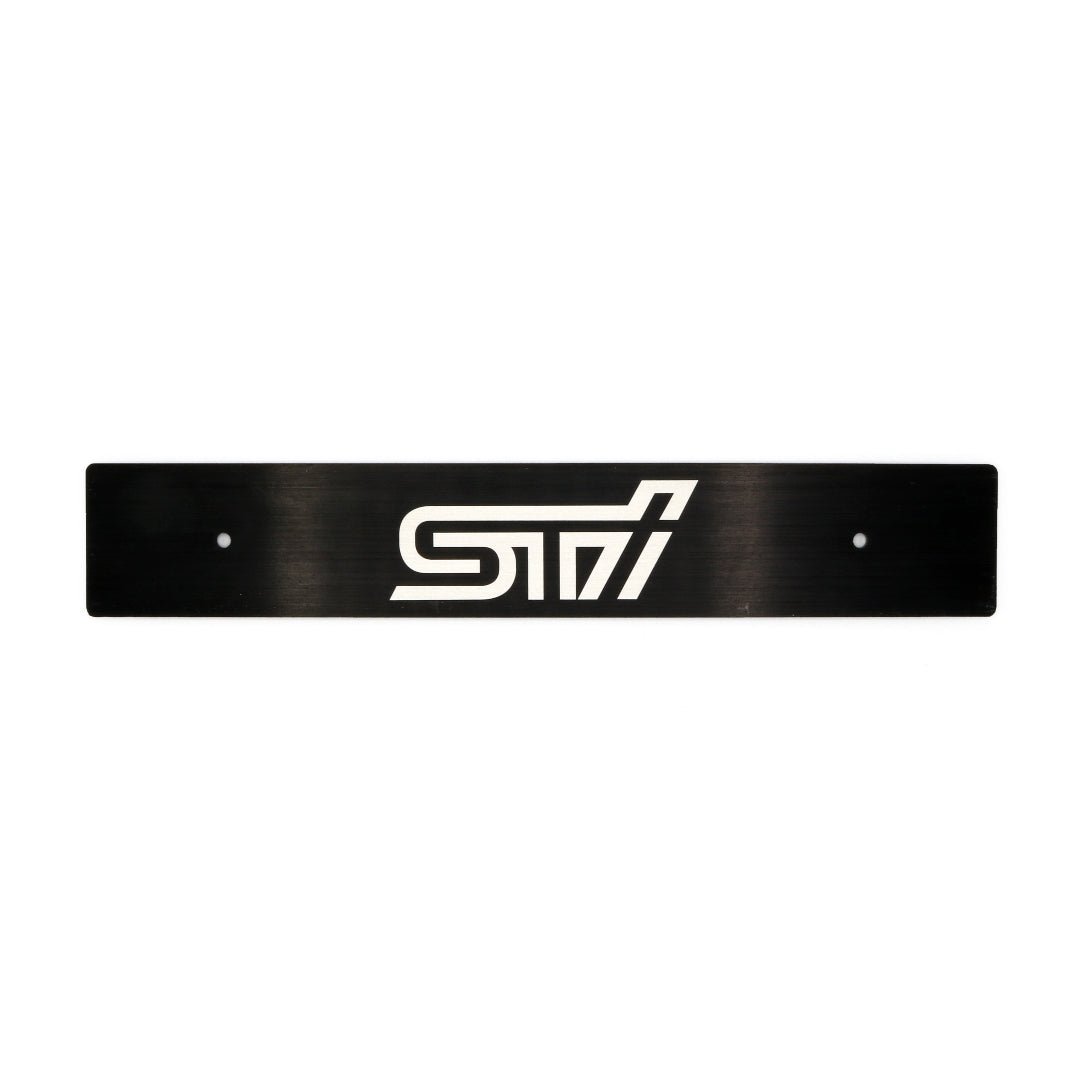 Billetworkz "STI" License Plate Delete - JDMuscleLicense Plate HolderbwzBW-LPD-STI-USUniversal Fitment: Holes 7" apart (U.S. License Plate Mounting)