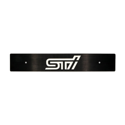 Billetworkz "STI" License Plate Delete - JDMuscleLicense Plate HolderbwzBW-LPD-STI-USUniversal Fitment: Holes 7" apart (U.S. License Plate Mounting)