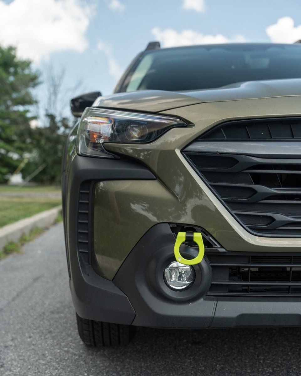 Billetworkz Tow Hook – Subaru Outback 2020-2025 - JDMuscleTow HooksBW-TOWR-SUB-OBT1-F-NYELFrontNeon Yellow