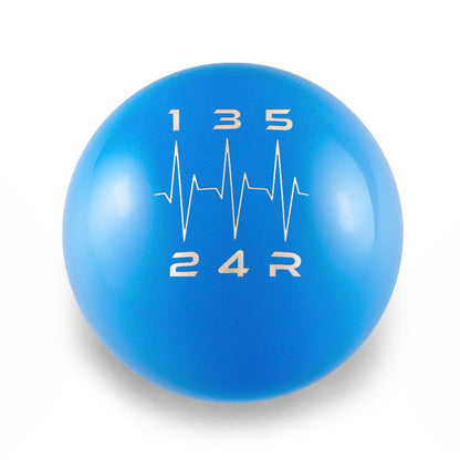 Billetworkz Weighted Shift Knob - 5 Speed Heartbeat Engraving - Subaru WRX - JDMuscleShift KnobBW-KNB-WRX5-HB5-HYBL-SPHyper BlueSphere