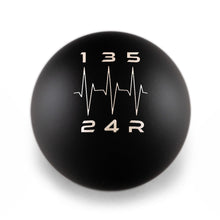 Billetworkz Weighted Shift Knob - 5 Speed Heartbeat Engraving - Subaru WRX - JDMuscleShift KnobBW-KNB-WRX5-HB5-MBLK-SPMatte BlackSphere