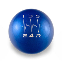 Billetworkz Weighted Shift Knob - 5 Speed Heartbeat Engraving - Subaru WRX - JDMuscleShift KnobBW-KNB-WRX5-HB5-CBLU-SPCandy BlueSphere