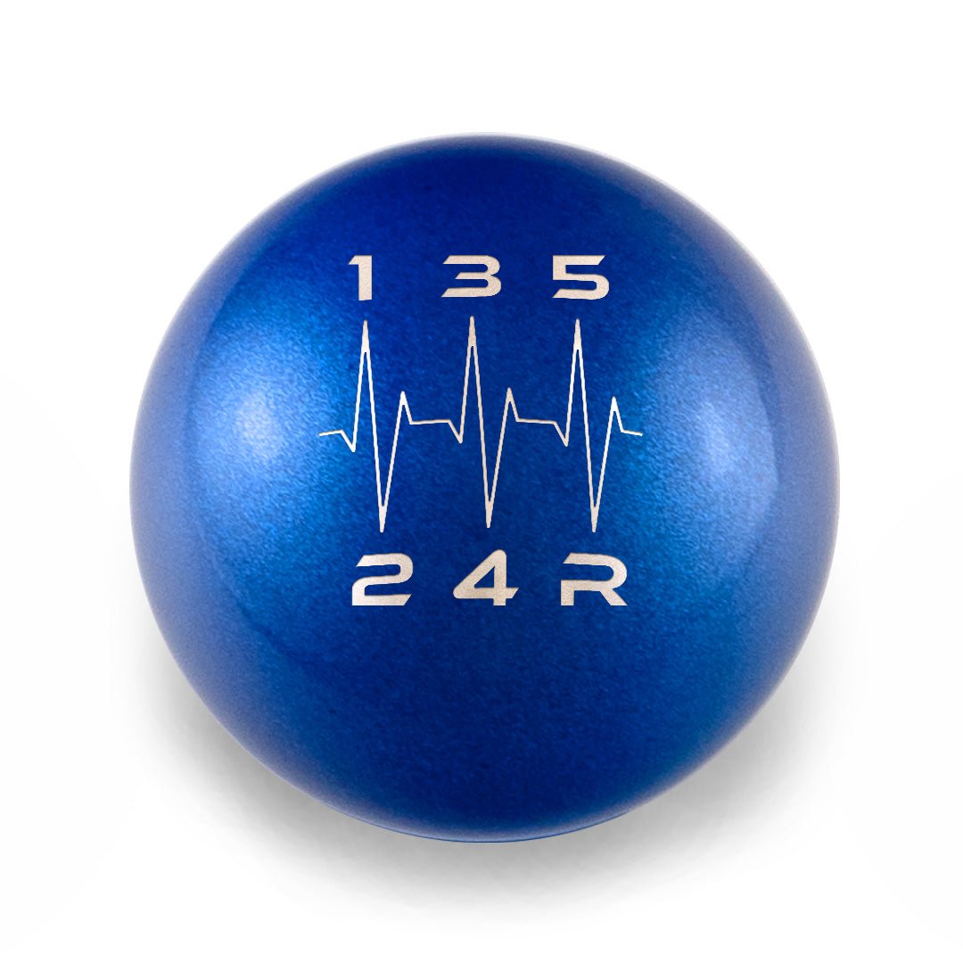 Billetworkz Weighted Shift Knob - 5 Speed Heartbeat Engraving - Subaru WRX - JDMuscleShift KnobsBW-KNB-WRX5-HB5-CBLU-SPCandy BlueSphere