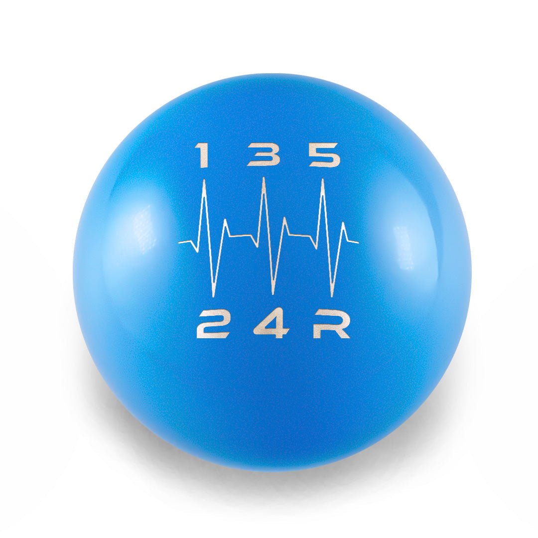Billetworkz Weighted Shift Knob - 5 Speed Heartbeat Engraving - Subaru WRX - JDMuscleShift KnobsBW-KNB-WRX5-HB5-HYBL-SPHyper BlueSphere