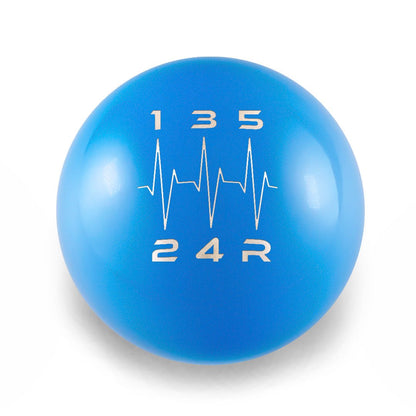 Billetworkz Weighted Shift Knob - 5 Speed Heartbeat Engraving - Subaru WRX - JDMuscleShift KnobsBW-KNB-WRX5-HB5-HYBL-SPHyper BlueSphere
