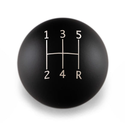 Billetworkz Weighted Shift Knob - 5 - Speed Standard Engraving for Subaru - JDMuscleShift KnobbwzBW-KNB-SUB5-STD5-MBLK-SPMatte BlackSphere