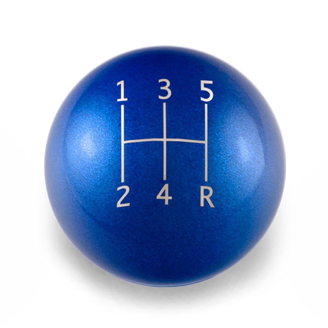 Billetworkz Weighted Shift Knob - 5 - Speed Standard Engraving for Subaru - JDMuscleShift KnobbwzBW-KNB-SUB5-STD5-CBLU-SPCandy BlueSphere
