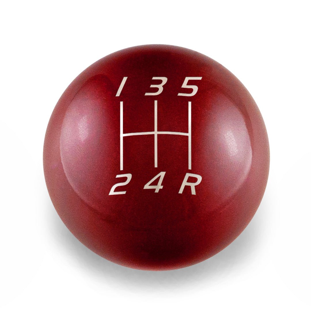 Billetworkz Weighted Shift Knob - 5 - Speed Velocity Engraving for Subaru - JDMuscleShift KnobBW-KNB-SUB5-VEL5-CRED-SPCandy RedSphere
