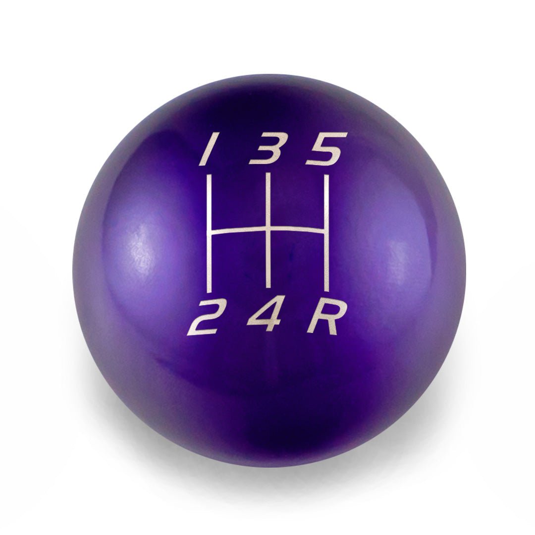 Billetworkz Weighted Shift Knob - 5 - Speed Velocity Engraving for Subaru - JDMuscleShift KnobBW-KNB-SUB5-VEL5-CPRP-SPCandy PurpleSphere