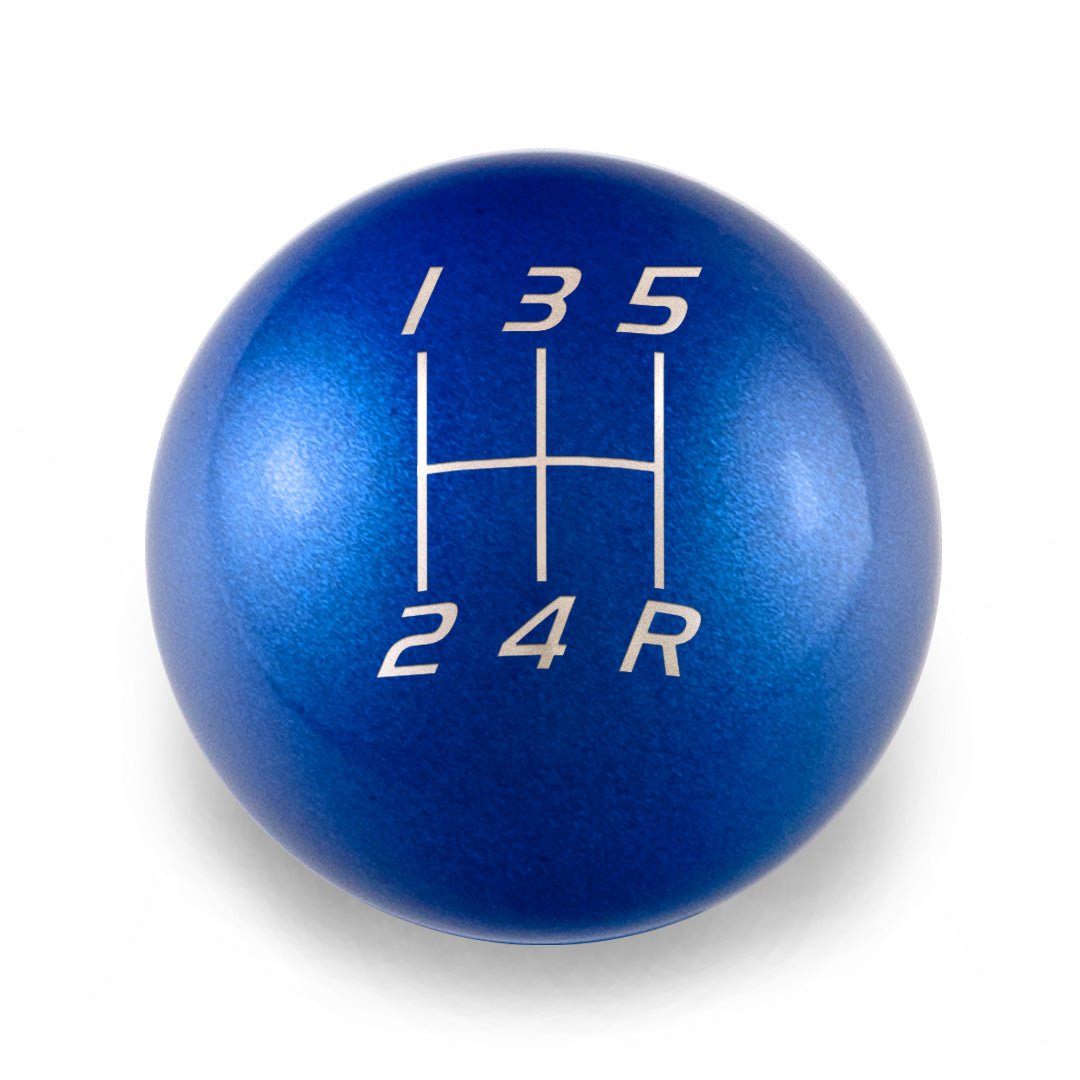 Billetworkz Weighted Shift Knob - 5 - Speed Velocity Engraving for Subaru - JDMuscleShift KnobBW-KNB-SUB5-VEL5-CBLU-SPCandy BlueSphere