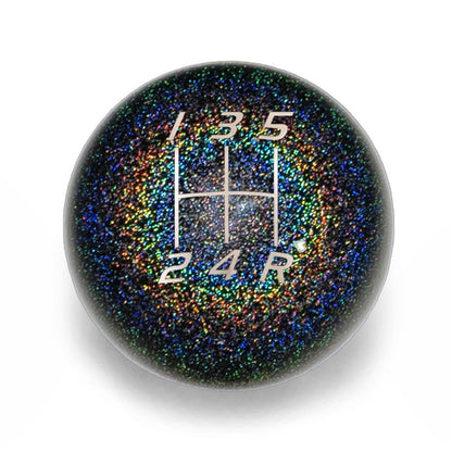 Billetworkz Weighted Shift Knob - 5 Speed Velocity Engraving - Subaru WRX - JDMuscleShift KnobBW-KNB-WRX5-VEL5-RBSP-SPRainbow SparkleSphere