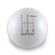 Billetworkz Weighted Shift Knob - 5 Speed WRX Jail-Prison Engraving - Subaru WRX - JDMuscleShift KnobBW-KNB-WRX5-WRX5JL-GWHT-SPGloss WhiteSphere
