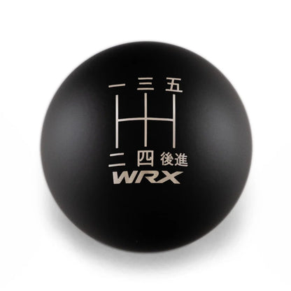 Billetworkz Weighted Shift Knob - 5 Speed WRX Japanese Engraving - Subaru WRX - JDMuscleShift KnobBW-KNB-WRX5-WRX5J-MBLK-SPMatte BlackSphere