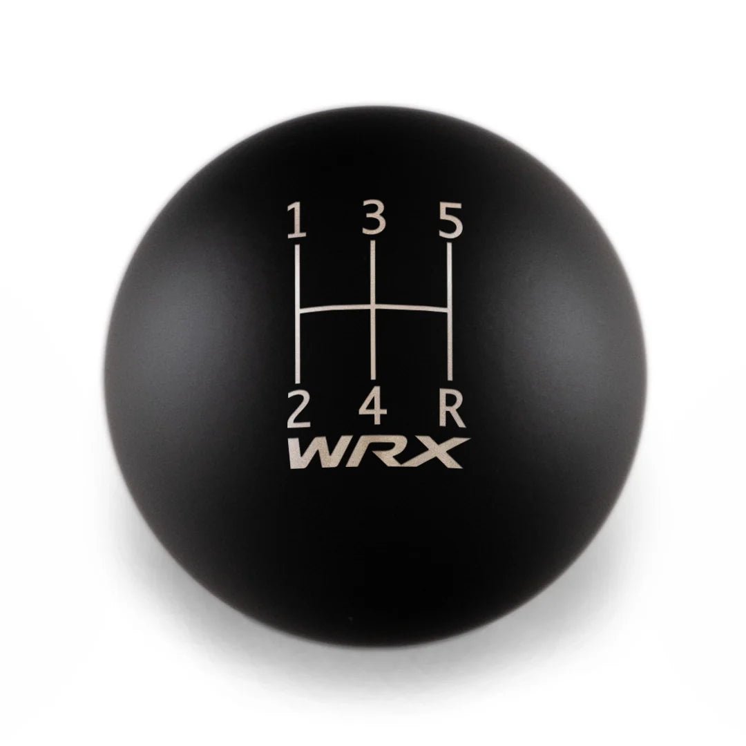 Billetworkz Weighted Shift Knob - 5 Speed WRX Standard Engraving - Subaru WRX - JDMuscleShift KnobBW-KNB-WRX5-WRX5-MBLK-SPMatte BlackSphere
