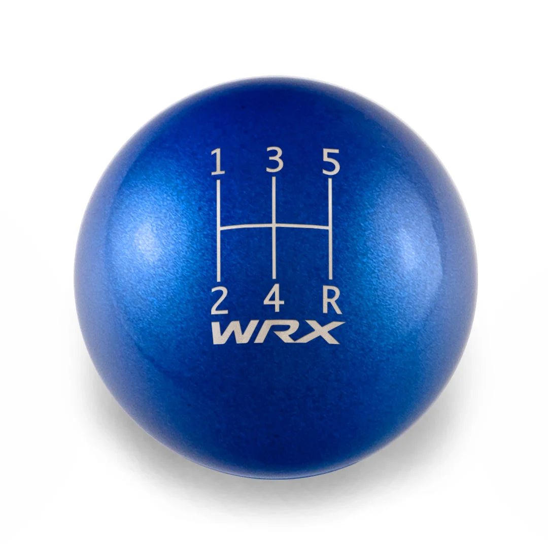 Billetworkz Weighted Shift Knob - 5 Speed WRX Standard Engraving - Subaru WRX - JDMuscleShift KnobBW-KNB-WRX5-WRX5-CBLU-SPCandy BlueSphere