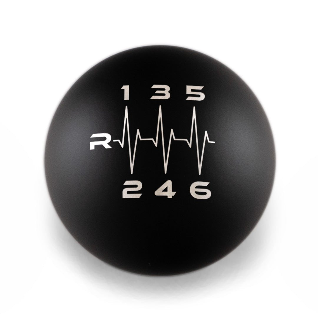 Billetworkz Weighted Shift Knob - 6 Speed Heartbeat Engraving - 2013-2021 BRZ/FR-S/86 Fitment - JDMuscleShift KnobBW-KNB-BRZ1-HB6-MBLK-SPMatte BlackSphere