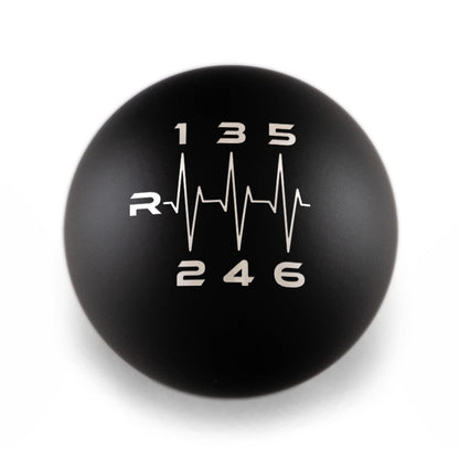Billetworkz Weighted Shift Knob - 6 Speed Heartbeat Engraving - 2013-2021 BRZ/FR-S/86 Fitment - JDMuscleShift KnobBW-KNB-BRZ1-HB6-MBLK-SPMatte BlackSphere