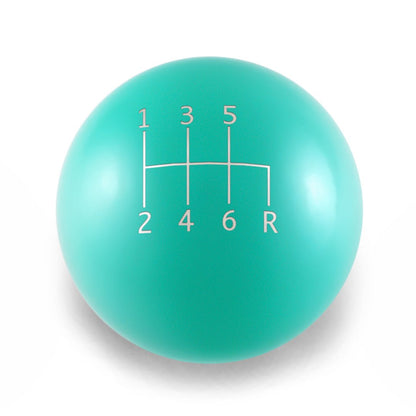 Billetworkz Weighted Shift Knob - 6 - Speed Standard Engraving for Subaru - JDMuscleShift KnobBW-KNB-SUB6-STD6-HYTL-SPHyper TealSphere