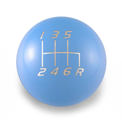 Billetworkz Weighted Shift Knob - 6 - Speed Velocity Engraving for Subaru - JDMuscleShift KnobBW-KNB-SUB6-VEL6-PBLU-SPPerformance BlueSphere