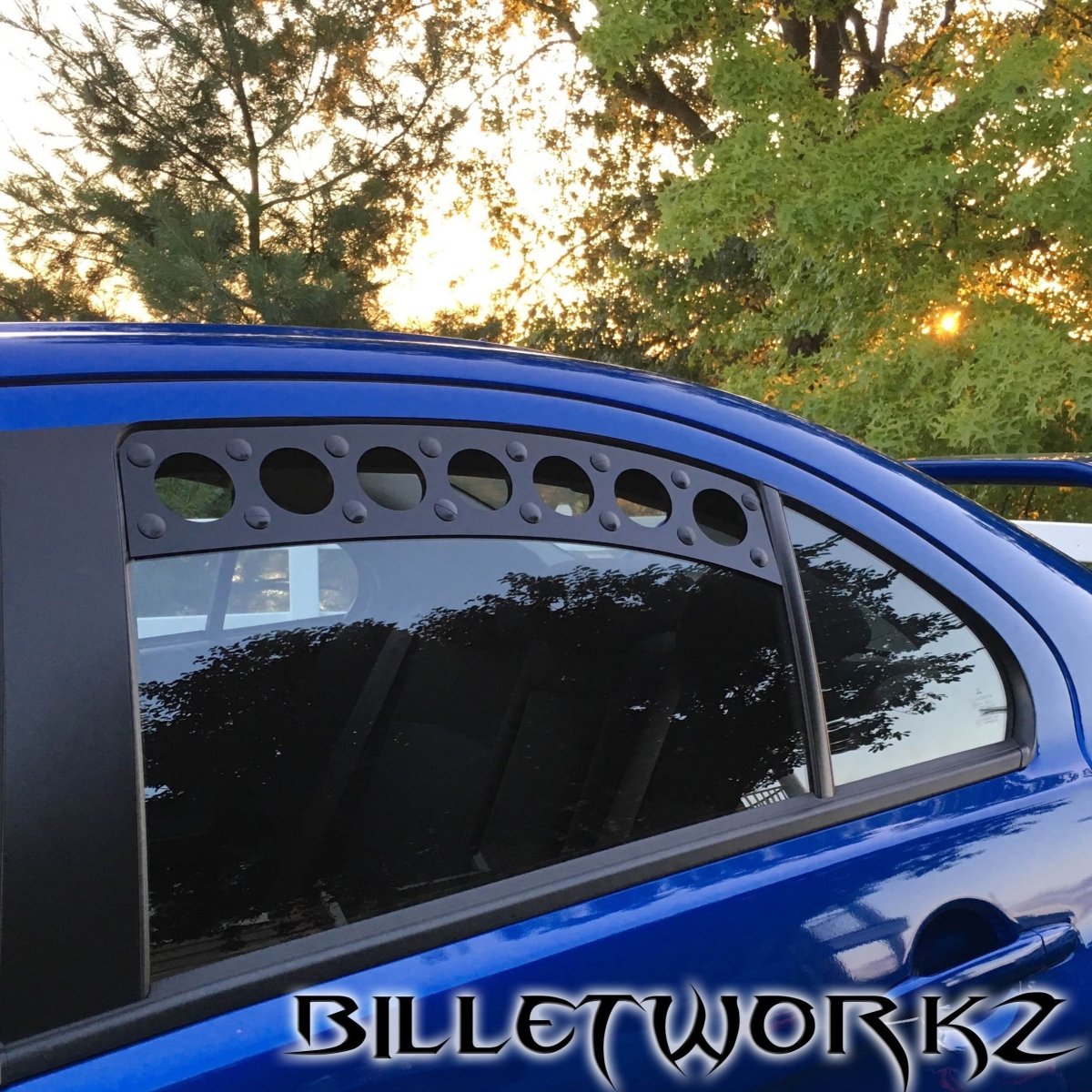 Billetworkz Window Vents Mitsubishi Lancer / Evo 2008-2015 - JDMuscleWindow VentsBW-WV-MIT-EVOX-BK-NMNo Mesh