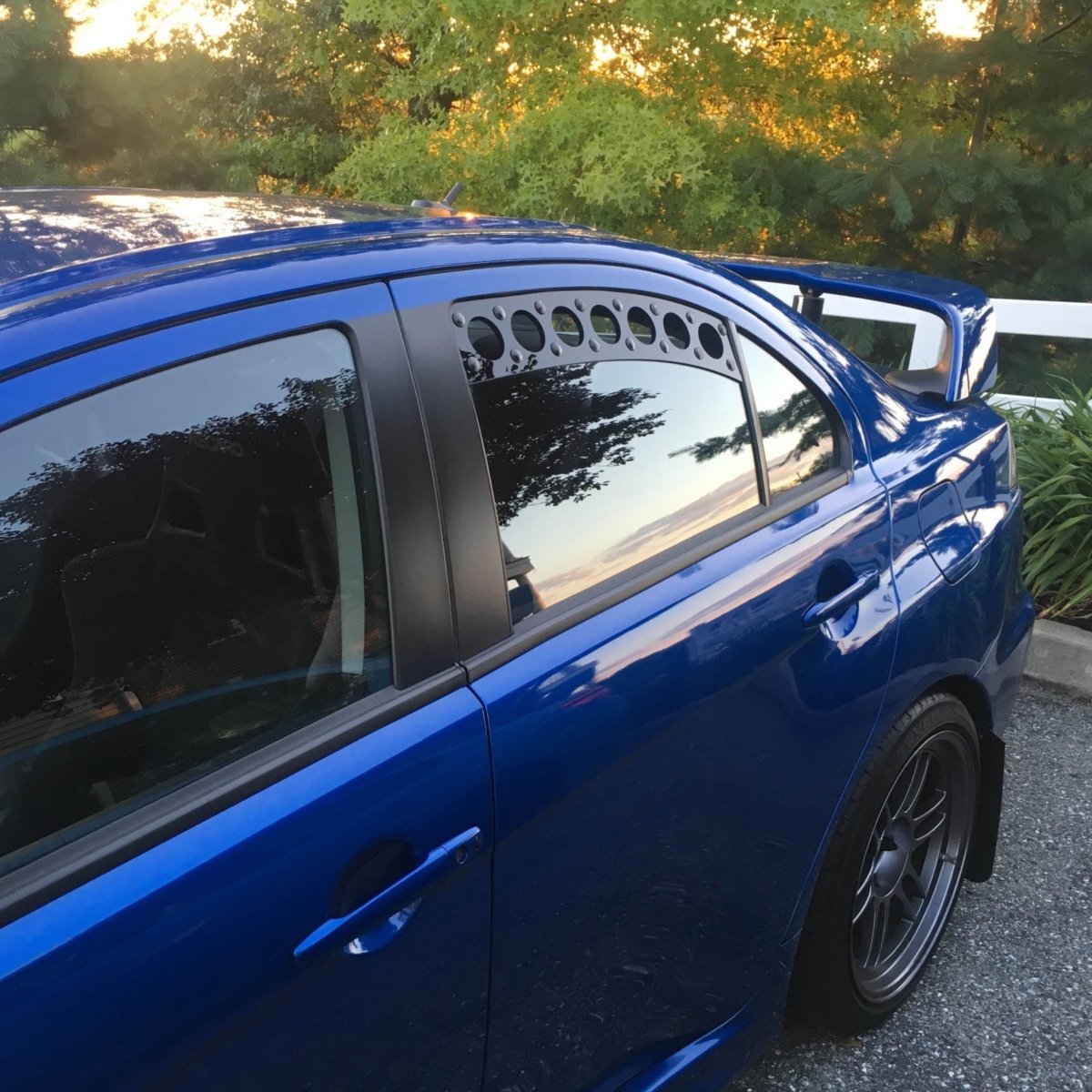 Billetworkz Window Vents Mitsubishi Lancer / Evo 2008-2015 - JDMuscleWindow VentsBW-WV-MIT-EVOX-BK-NMNo Mesh