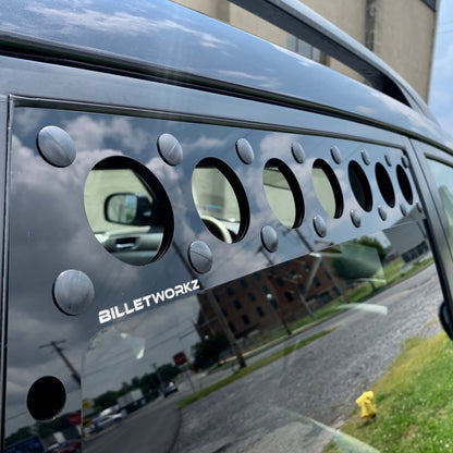 Billetworkz Window Vents Subaru Forester SH 2009-2013 - JDMuscleRain GuardsBW-WV-SUB-FSH-BK-NMNo Mesh