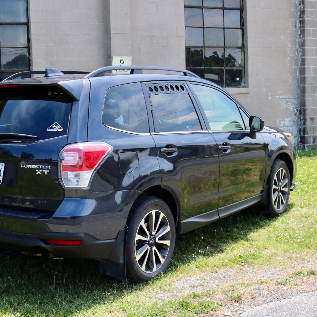 Billetworkz Window Vents Subaru Forester SJ 2014-2018 - JDMuscleRain GuardsBW-WV-SUB-FSJ-BK-NMNo Mesh