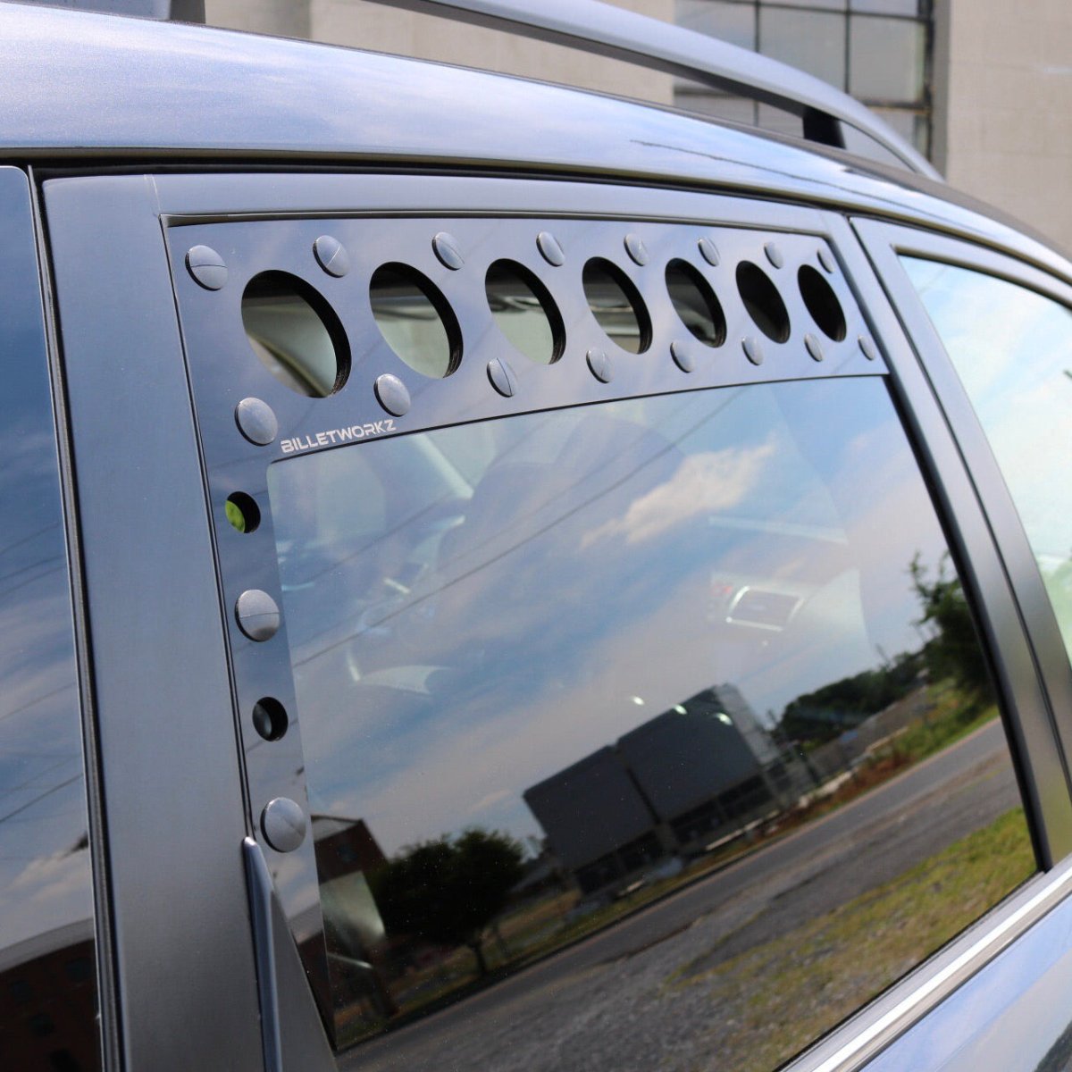 Billetworkz Window Vents Subaru Forester SJ 2014-2018 - JDMuscleRain GuardsBW-WV-SUB-FSJ-BK-NMNo Mesh