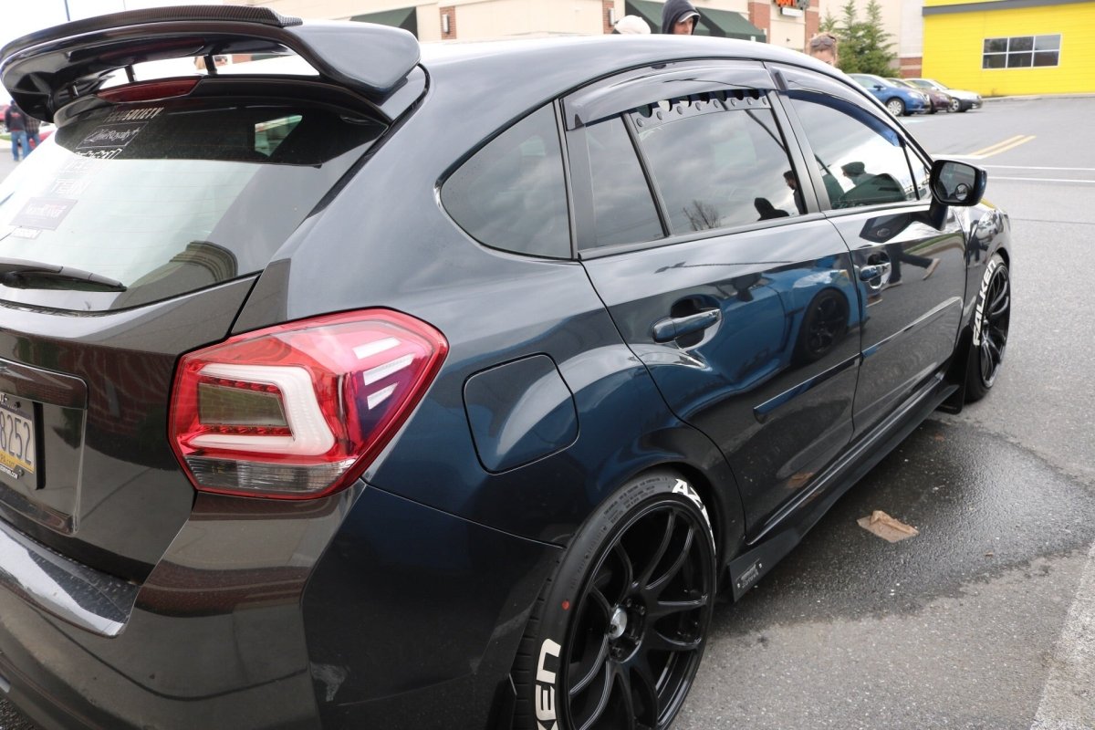 Billetworkz Window Vents Subaru Impreza Hatch 2012 - 2016 - JDMuscleDoorsbwzBW-WV-SUB-GJ-BK-NMNo Mesh