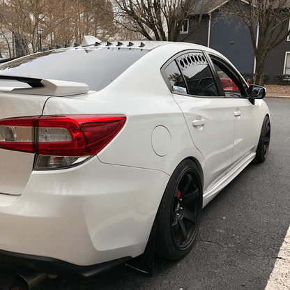 Billetworkz Window Vents Subaru Impreza Sedan 2017+ - JDMuscleDoorsBW-WV-SUB-IMP-BK-NMNo Mesh